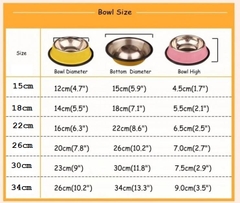 Tô Ăn Cho Chó Mèo Bằng Inox Dạng Đơn Có Màu