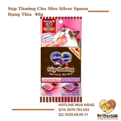 Súp Thưởng Cho Mèo Silver Spoon Dạng Thìa  40g