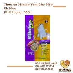 Thức Ăn Minino Yum Cho Mèo Vị Mực