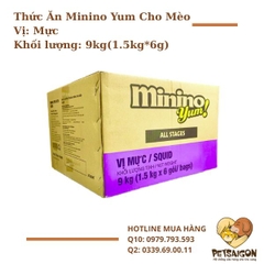 Thức Ăn Minino Yum Cho Mèo Vị Mực