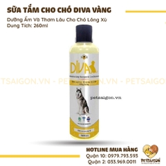 Sữa Tắm Cho Chó Lông Xù DIVA Dưỡng Ẩm