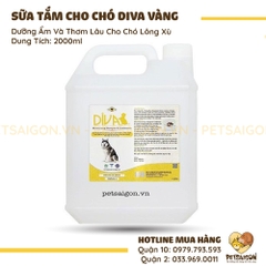 Sữa Tắm Cho Chó Lông Xù DIVA Dưỡng Ẩm