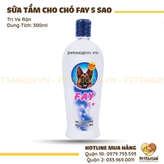 Sữa Tắm Cho Chó Fay 5 Sao