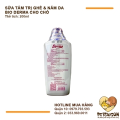 Sữa Tắm Trị Viêm Da Cho Chó Bio Derma 200ml