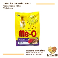 Thức Ăn Cho Mèo Trưởng Thành Me-O Vị Hải Sản
