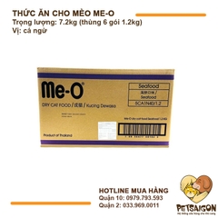 Thức Ăn Cho Mèo Trưởng Thành Me-O Vị Hải Sản