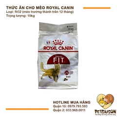 Thức Ăn Cho Mèo Trưởng Thành Royal Canin Fit 32