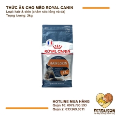Thức Ăn Cho Mèo Chăm Sóc Da Lông Royal Canin Hair & Skin Care