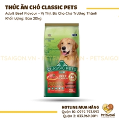 Thức Ăn Cho Chó Trưởng Thành Classic Adult Vị Bò