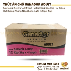 Thức Ăn Cho Chó Trưởng Thành Ganador Adult Vị Cá Hồi