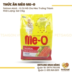 Thức Ăn Cho Mèo Trưởng Thành Me-O Vị Cá Hồi