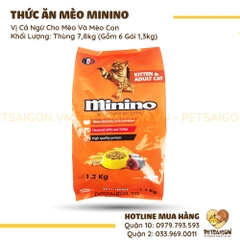 Thức Ăn Cho Mèo Minino Vị Cá Ngừ