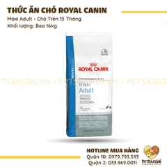 Thức Ăn Cho Chó Giống Lớn Trên 15 Tháng Royal Canin Maxi Adult