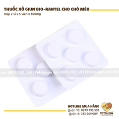 Thuốc Sổ Giun Cho Chó Mèo Bio Rantel