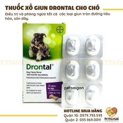 Thuốc Sổ Giun Cho Chó Drontal