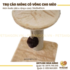 Trụ Cào Móng Cho Mèo Có Võng