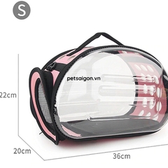 Túi Xách Cho Chó Mèo Trong Suốt