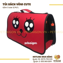 Túi Vận Chuyển Cho Chó Mèo Hình Vòm Cute