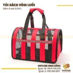 Túi Xách Cho Chó Mèo Dạng Vòm Lưới