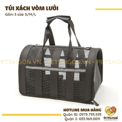 Túi Xách Cho Chó Mèo Dạng Vòm Lưới