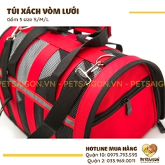 Túi Xách Cho Chó Mèo Dạng Vòm Lưới