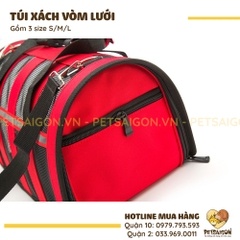 Túi Xách Cho Chó Mèo Dạng Vòm Lưới
