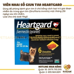 Thuốc Sổ Giun Tim Cho Chó Heartgard Dạng Viên Nhai Mềm