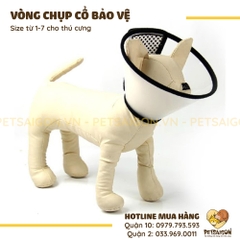 Vòng Chụp Cổ Cho Chó Mèo Bảo Vệ Chống Liếm