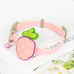 Vòng Cổ Cho Chó Mèo Hình Dâu Tây