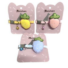 Vòng Cổ Cho Chó Mèo Hình Dâu Tây