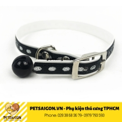 Vòng Cổ Cho Chó Mèo Kim Tuyến Có Chuông