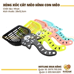 Xẻng Xúc Cát Mèo Hình Con Mèo