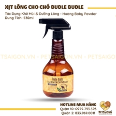 Xịt Khử Mùi Dưỡng Lông Budle - 530ml