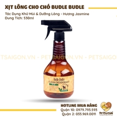 Xịt Khử Mùi Dưỡng Lông Budle - 530ml