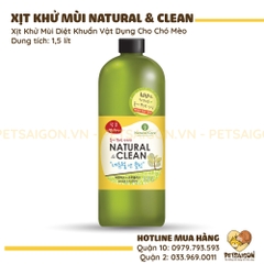 Xịt khử mùi - Deodorant Natural & Clean