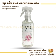 Xịt Tắm Khô Cho Chó Mèo Yu