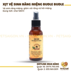 Xịt Vệ Sinh Răng Miệng Cho Chó Budle' Budle 120ml