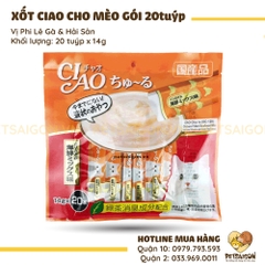 Xốt CIAO cho mèo  (gói 20 tuýp)