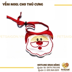 Yếm Cho Chó Mèo Hình Ông Già Noel