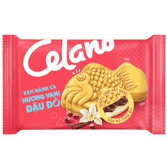 Kem bánh cá vani đậu đỏ Celano 100ml