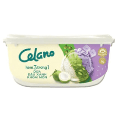 Kem hộp Celano 3 trong 1 dừa - đậu xanh - khoai môn 860ml