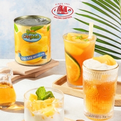 Đào tươi ngâm nước đường Canfresh 820g