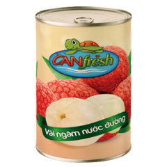 Vải ngâm nước đường Canfresh Hạ Long Canfoco 560g