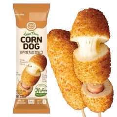 Hotdog phô mai Crispy Cheese Corndog Wooyang Hàn Quốc 80g