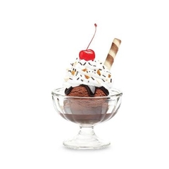 Kem Single Scoop Chocolate Sundae