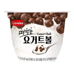 Kem hũ sữa chua viên socola Levelee Yogurt Ball Hàn Quốc 175ML