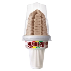 Kem lốc xoáy socola Lotte Fanfare Chocolate Hàn Quốc 175ML