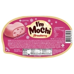 Kem mochi dâu tây Lotte I'm Mochi Strawberry Hàn Quốc 90ML