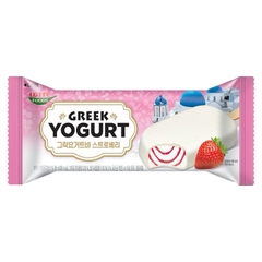 Kem sữa chua Hy Lạp dâu tây Lotte Greek Yogurt Strawberry Hàn Quốc 85ML