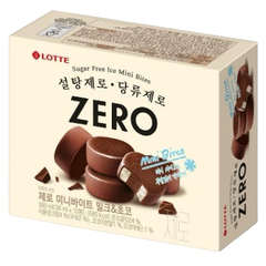 Kem viên ruby socola Lotte Zero Mini Bites Hàn Quốc 380ML